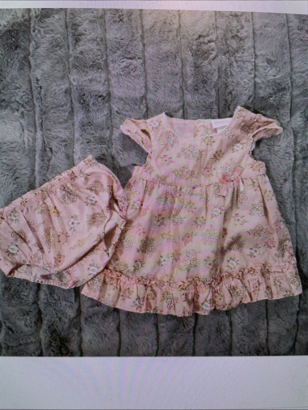 Pink Floral Ruffle Dress & Bloomers - Kids Pajama Set